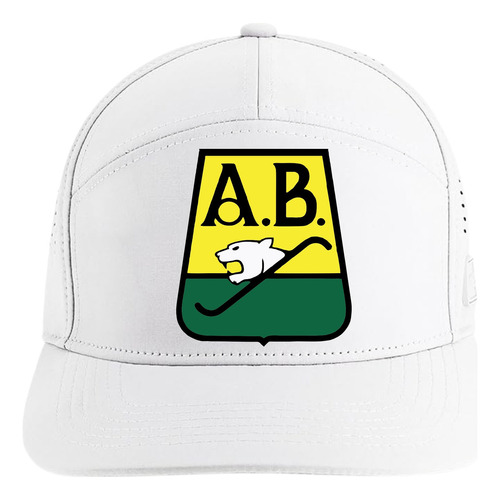 Gorra Atletico Bucaramanga 5 Paneles Premiun White