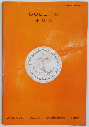 Boletín Marina Mercante #73-74 Cabo Domingo Caleta '80