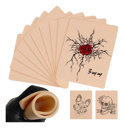 Piel Falsa Para Tatuajes Skin Para Práctica De Tatuajes 3 Mm