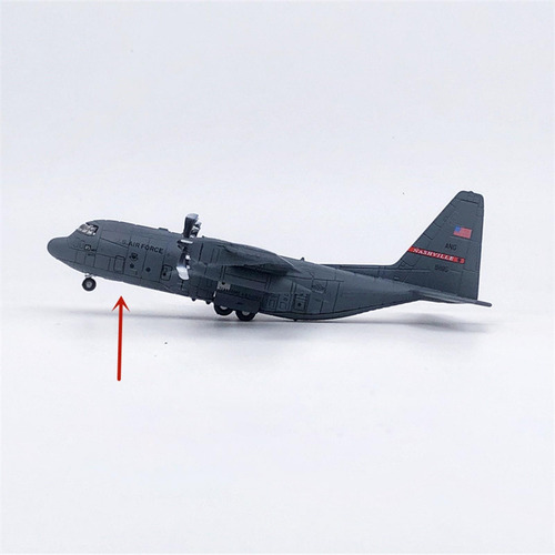 Aeronave De Transporte Da Força Aérea Eua 1:200 C130 Com