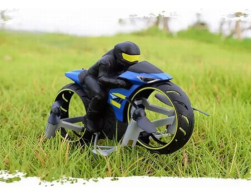 Coche De Control Remoto Avión Motocicleta Voladora Tierra Y