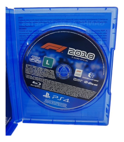 F1 2018 - Jogo Usado Ps4 (Usado)