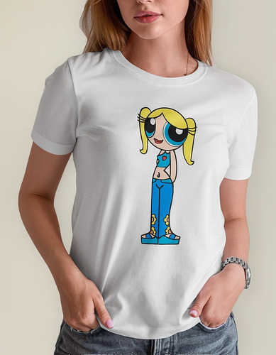 Blusa / Playera Burbuja Chicas Superpoderosas Para Mujer #3