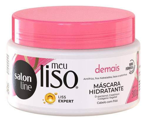 Máscara De Hidratação Meu Liso Demais Salon Line 300g