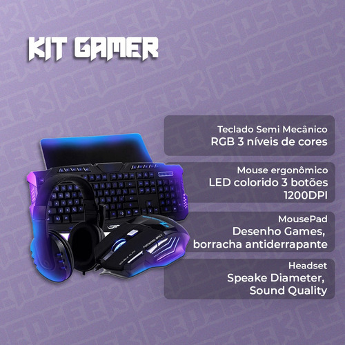 Pc Gamer Completo Intel I5 3.6ghz 16gbram Placa De Video 8gb