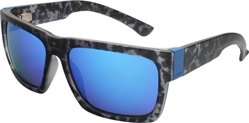 Anteojos Lentes De Sol Reef Bolero 183 Gafas Color Carey Negro/gris Mate - Cristal Azul Espejado (006)