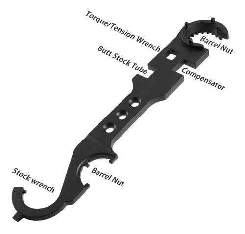 Imagen 3 de 7 de Llave Herramienta Para Ensamble Ar15 M4 M16