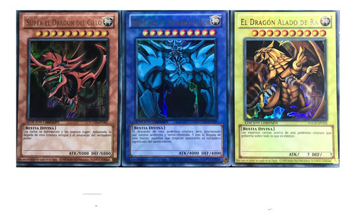 Dioses Egipcios Español Anime Yu-gi-oh! Original Konami