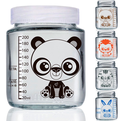 Imagem 4 de 4 de 12 Potes Armazenar Leite Materno Ou Papinha, Graduação 200ml