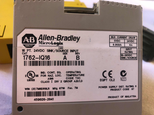 Allen Bradley 1762 Iq16 (Usado)