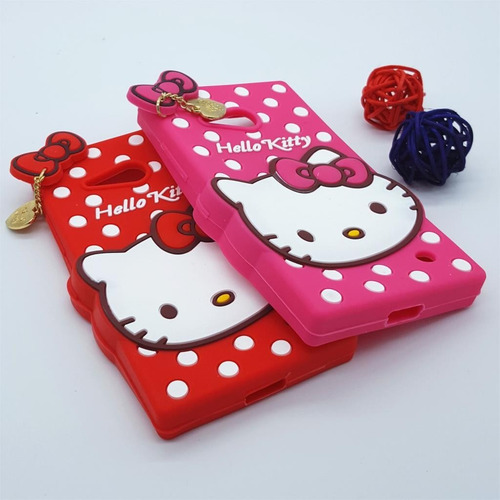 Case Para Sony Xperia E4g De Goma Hello Kitty