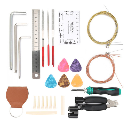 Para Ferramenta De Reparo De Guitarra S Kit 3 Em 1 Para