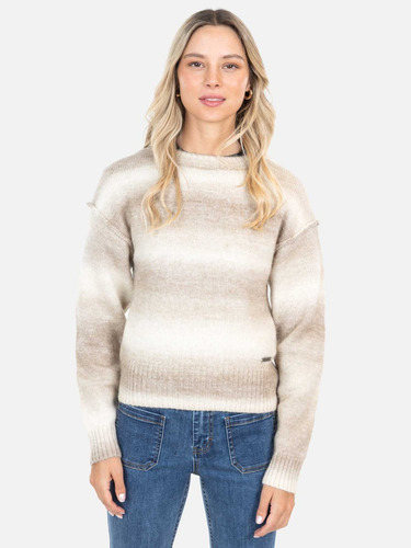 Sweater Huelu Beige Mujer Maui And Sons