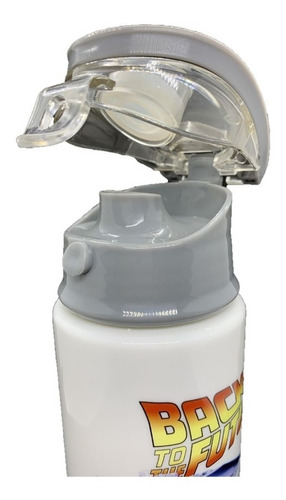 Imagem 3 de 4 de Garrafa Plástica 360 Ml De Volta Para O Futuro Squeeze