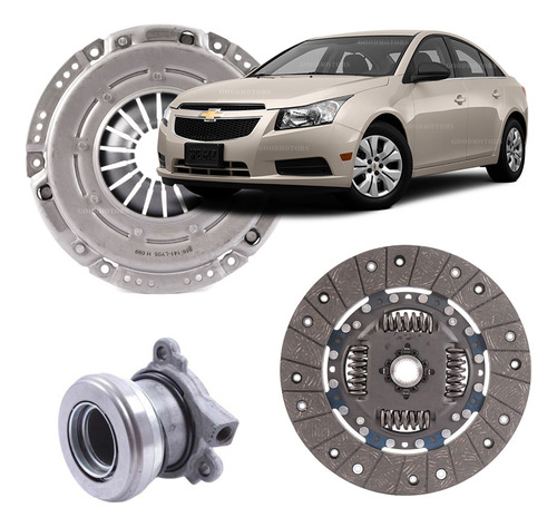 Kit Embrague 3 Piezas Chevrolet Cruze 1.8 2012/2018 - 225 Mm