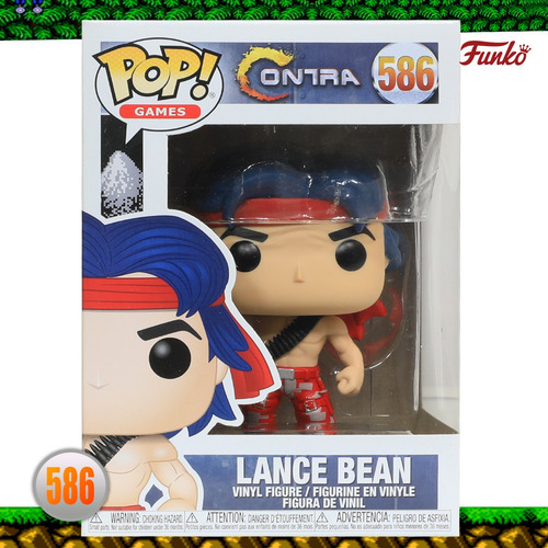 Funko Pop Lance Bean #586 Contra Videojuego Figura Original