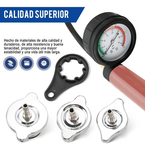 Kit De Fugas Y Purga Del Sistema De Enfriamiento 19 Piezas