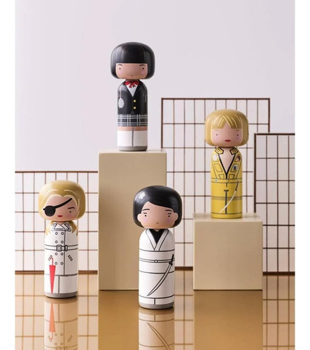 Boneca Lucie Kaas Kokeshi - Kill Bill - Elle Driver