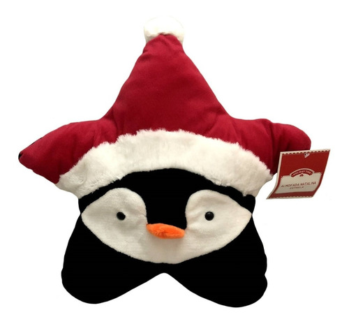 Almofada Decorativa Estrela Pinguim De Natal Holiday Time