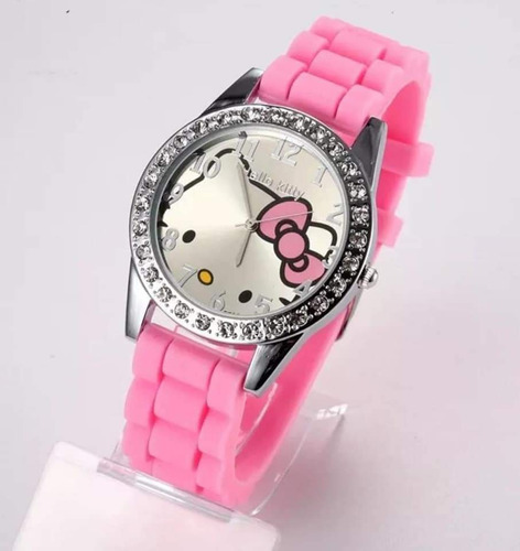 Reloj Análogo Vintage De Hello Kitty Colores Cute