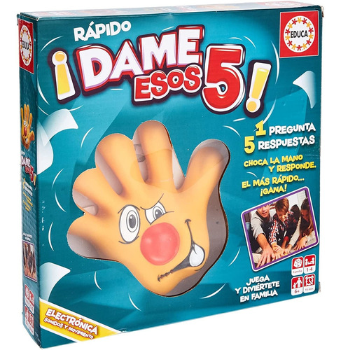Imagen 6 de 9 de Juego Dame Esos 5 Diviertete En Familia Educa Niños Atrix ®