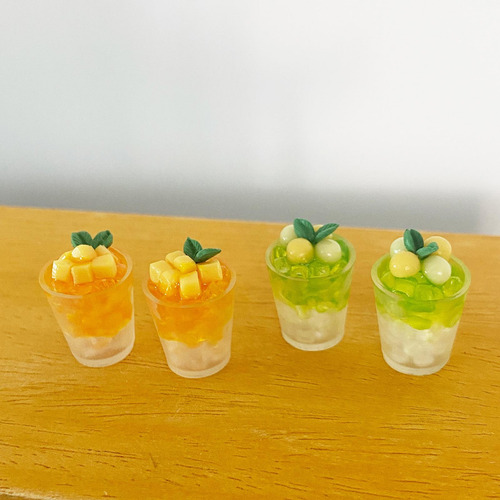 3 Casa De Muñecas En Miniatura Bebida Juego De Cocina