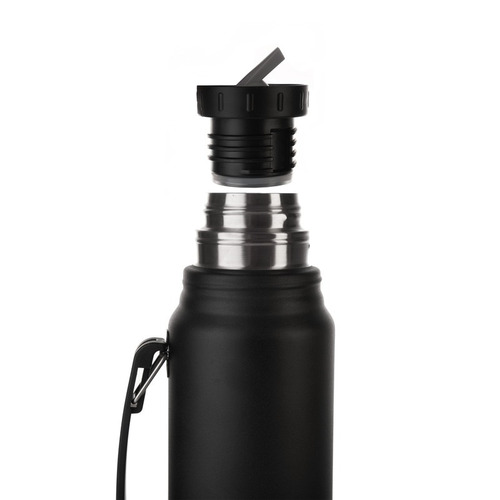 Termo Pampero Origen 1 Litro - Acero Inoxidable Color Negro