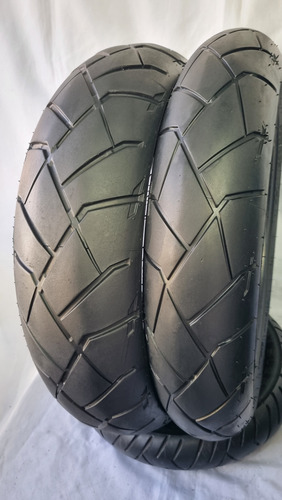 Par De Pneu Dunlop Trailmax 160/60 17 E 120/70 17 Usado (Usado)