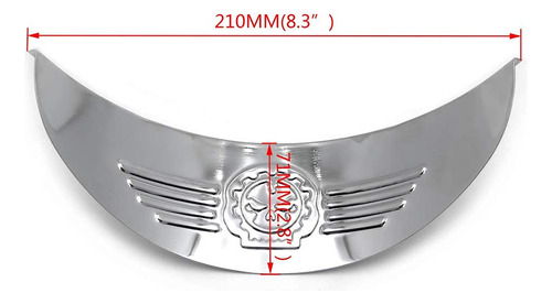 Faro Visor Httmt Para Harley Xl Xlh Fxr Fx Chrome 7 Color