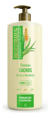 Kit Cachos 1l Shampoo Condicionador Finalizador Bio Extratus