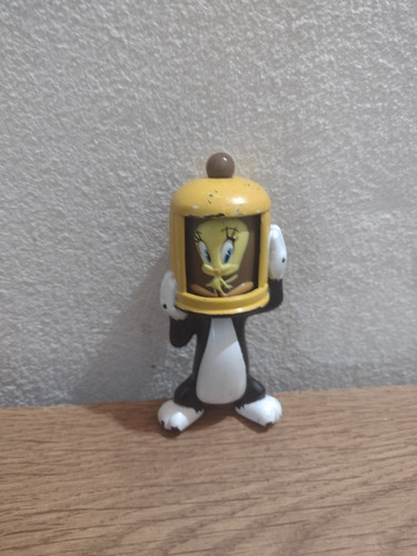 Figura Silvestre Y Piolín 2 Caras Mcdonald's 2012 ,10 Cm (Usado)
