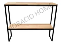 Comprar Mesas Arrime Estante 150 Living Hierro Madera - Horacio Home