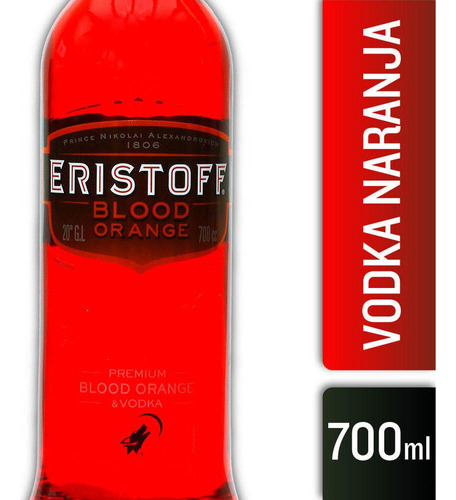 Vodka Eristoff Blood Orange 700cc