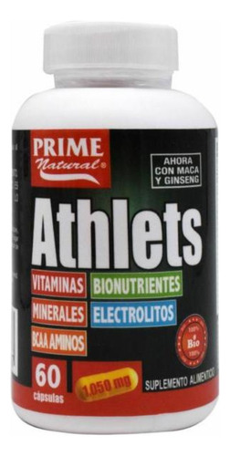 Athlets 60 Cap Prime Natural Formula Para Deportistas