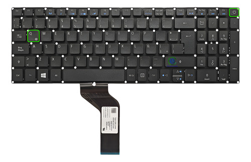 Teclado Para Acer A515-51 A315-41 Es1-523 Es1-533 F5-573 La