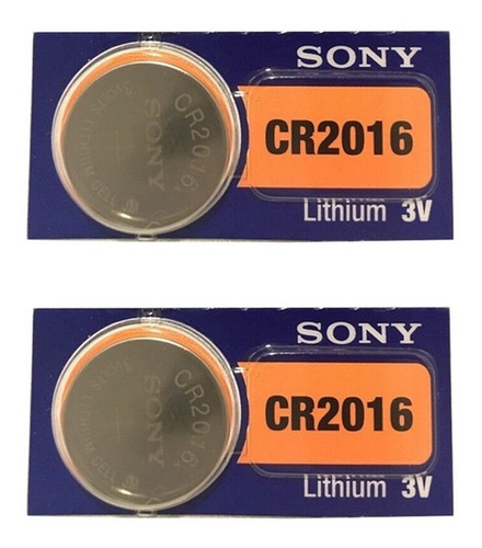 Pilas Sony Cr2016 3v / Precio X 2 Unidades