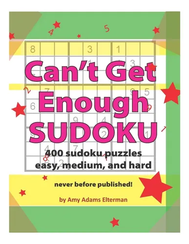 comprar Libro: Canøøt Get Enough Sudoku: 400 Sudoku Fácil, Medio Y D
