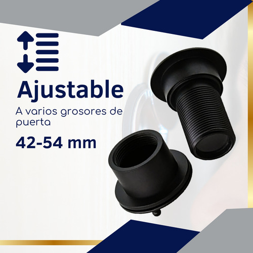 Mirilla De Seguridad Negro Para Puerta ***