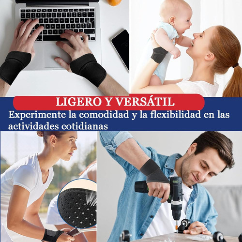 Muñequeras De Soporte, 2pack Muñequera Deportivas,