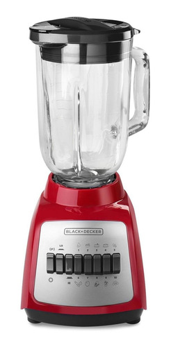 Licuadora Black And Decker Durapro 12 Vel Blbd210gr Color Rojo