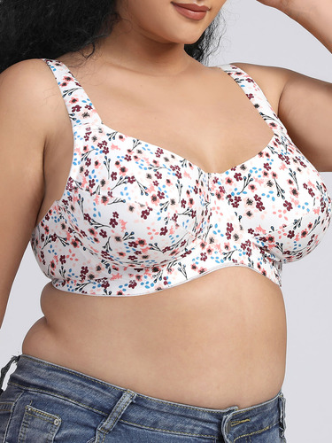 Brassiere Mujer Talla Grande Copas Suaves Con Aro