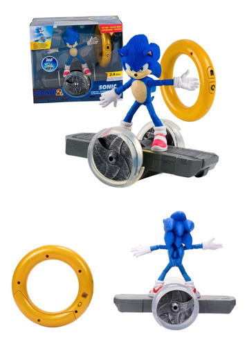 Figura De Acción Sonic Speed Que Gira Original 