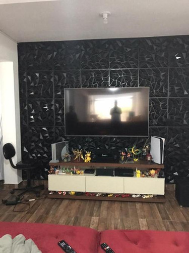 8 Placas P/parede De Plastico Mod. Choc 50x50/nao E Gesso