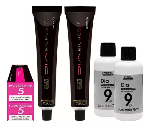 Tonalizante L'Oréal Professionnel Diarichesse 5.0 Castanho Claro