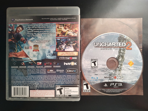 Uncharted 2: Among Thieves Ps3 Playstation 3 Original Comple (Usado)