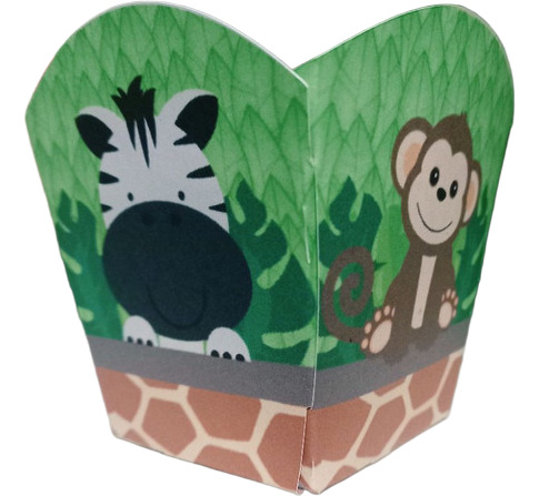 10 Cahcepot Tema Safari Infantil Aniversário