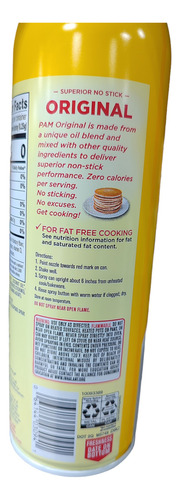 Aceite De Canola Aerosol Antiadherente Para Cocinar Clase A