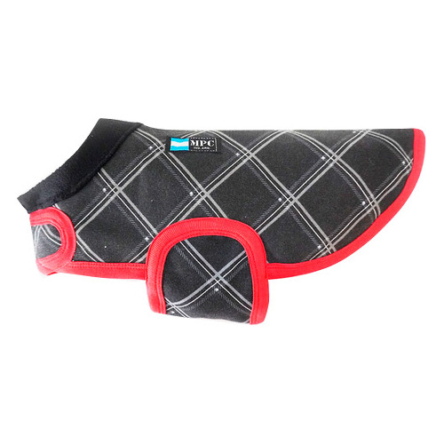 Buzo Escoces Para Perro Negro/rojo Talle 48