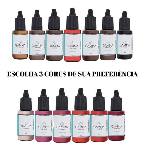 Imagem 1 de 2 de 3 Cores A Sua Escolha - Gamma Pigments