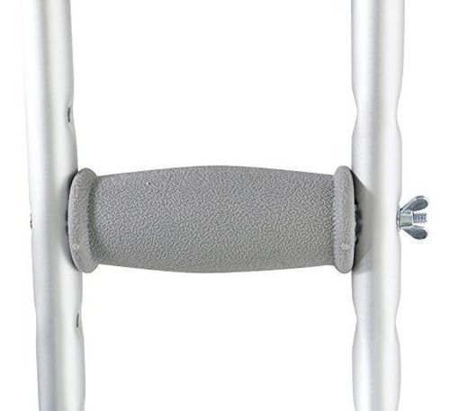 Imagen 4 de 7 de Báscula Corporal Muletas De Altura Ajustable Con Botón Pul